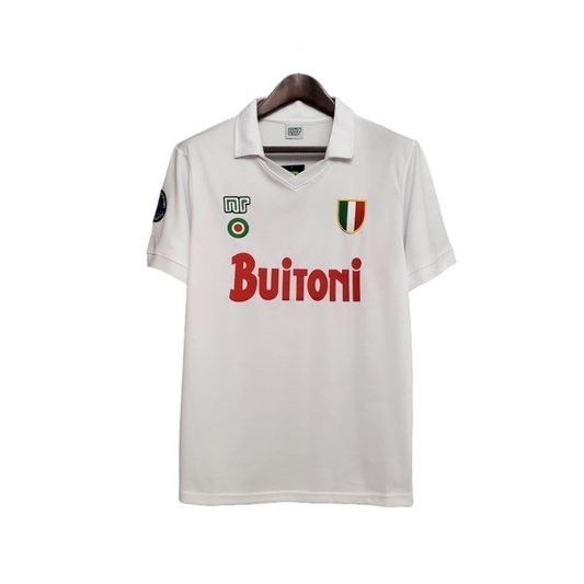 Camisa Napoli II 1987/1988 - Retrô Ennere - Branca
