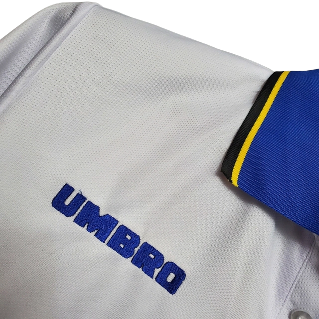 Camisa Inter de Milão II 1997/1998 - Retrô Umbro - Branca e azul