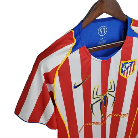 Camisa Atlético Madrid 2004/2005 - Retrô Nike - Vermelha e Branca