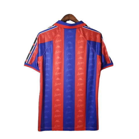 Camisa Barcelona 1996/1997 - Retrô Kappa - Azul e Grená