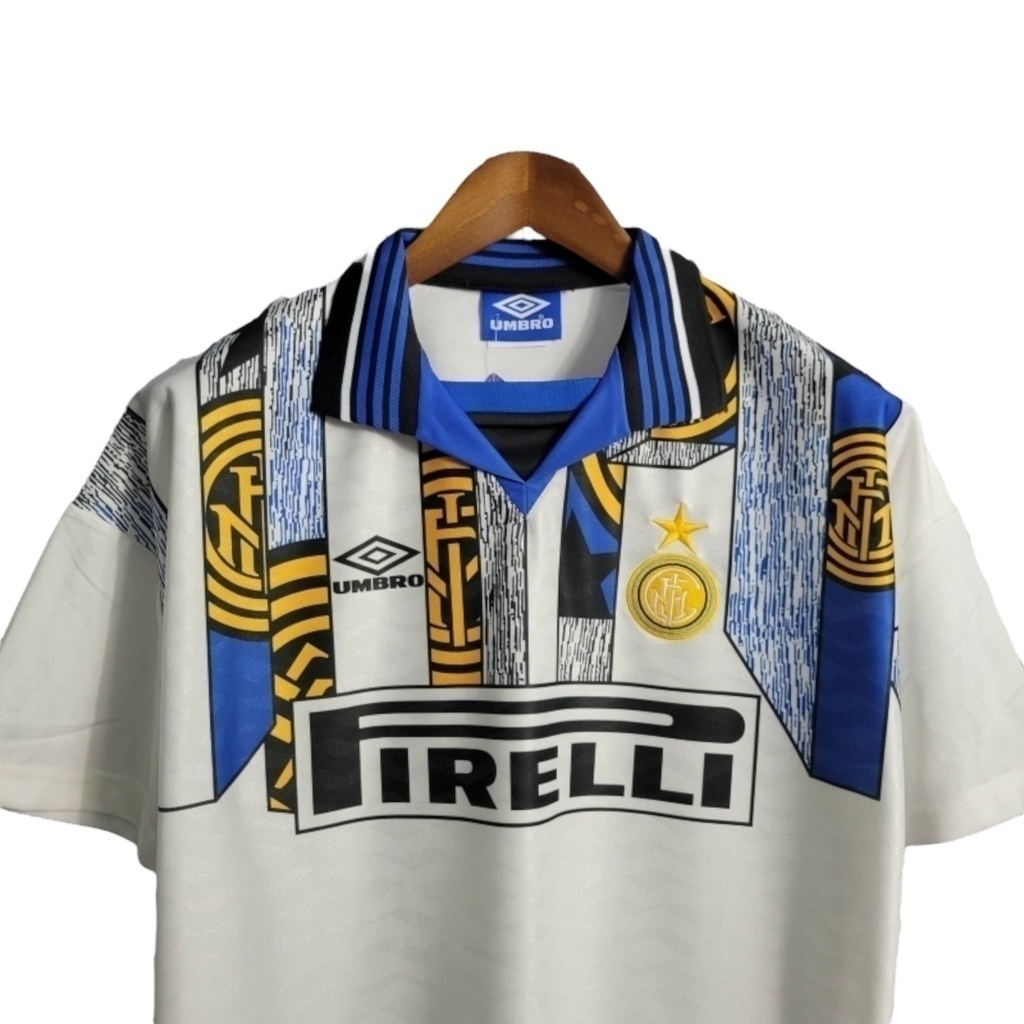 Camisa Inter de Milão II 1996/1997 - Retrô Umbro - Branca