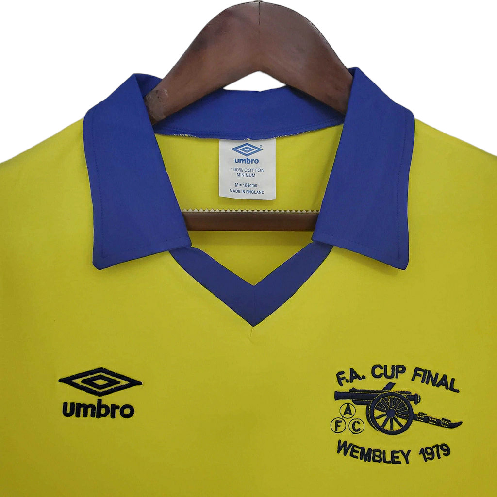 Camisa Arsenal 1971/1979 - Retrô Umbro - Amarela