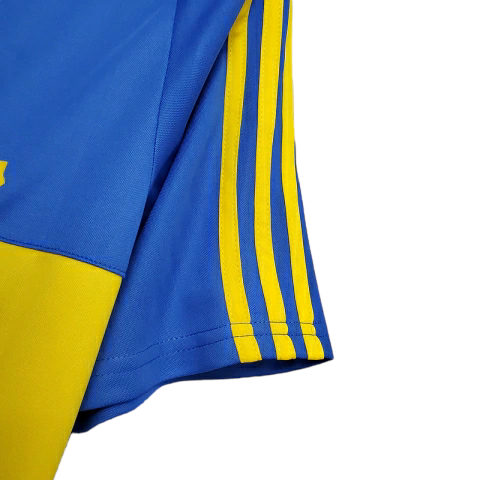 Camisa Boca Juniors 1981 - Retrô Adidas - Azul com detalhes em amarelo