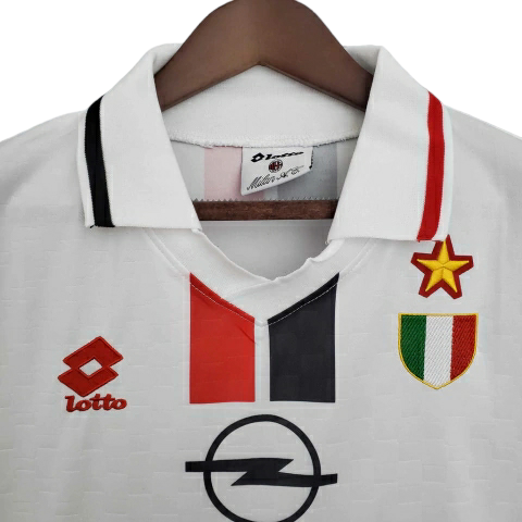 Camisa AC Milan II 1995/1997 - Retrô Lotto - Branca