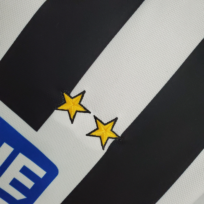 Camisa Juventus I 1994/1995 - Retrô Kappa - Preta e branca
