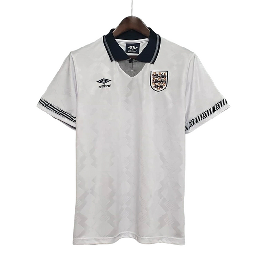 Camisa Seleção da Inglaterra 1990 - Retrô Umbro - Branca