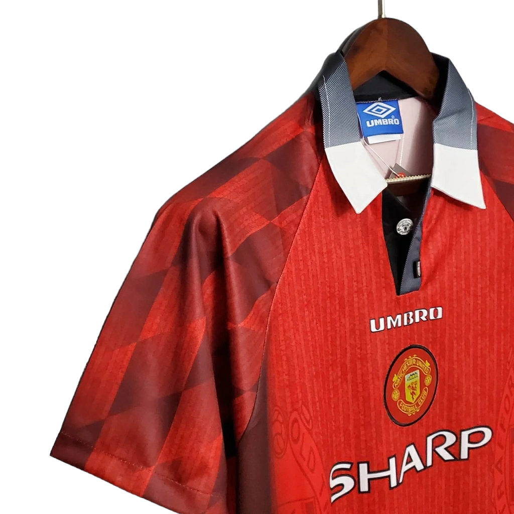 Camisa Manchester United 1996 - Retrô Umbro - Vermelha