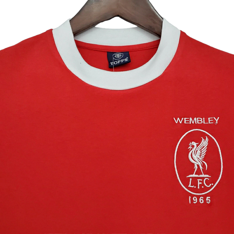 Camisa Liverpool 1965 - Retrô - Vermelha