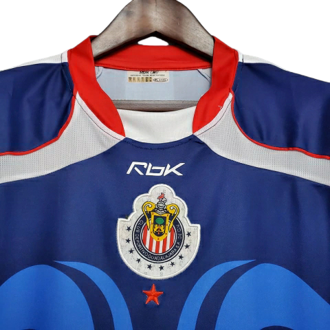 Camisa Chivas Guadalajara 2006/2007 - Azul - Retrô Reebok