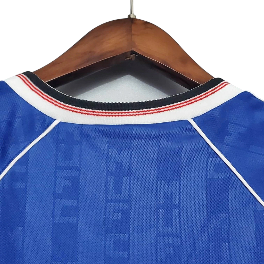Camisa Manchester United 1988/1990 - Retrô Adidas - Azul