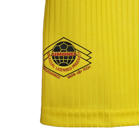 Camisa Seleção da Escócia 1996/1998 - Retrô Umbro - Amarela
