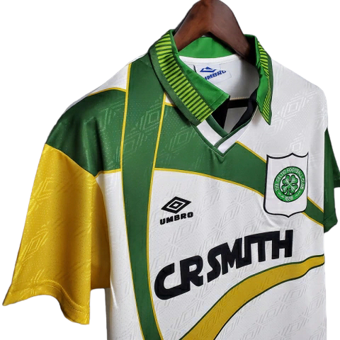Camisa Celtic 1993/1995 - Retrô Umbro - Branca e Verde