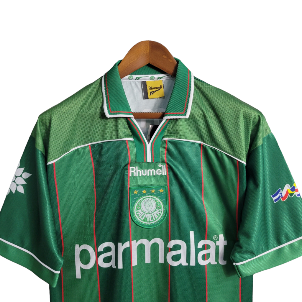 Camisa Palmeiras I 1999 - Retrô Rhumell - Verde