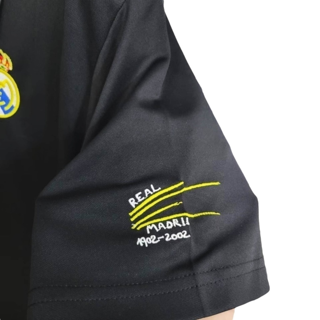 Camisa Real Madrid Edição Champions League 2002/2003 - Retrô Adidas - Preta
