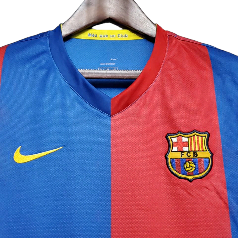 Camisa Barcelona 2006/2007 - Retrô Nike - Azul e Grená