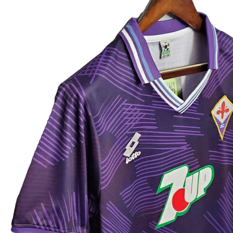 Camisa Fiorentina 1992/1993 - Retrô Lotto - Roxa
