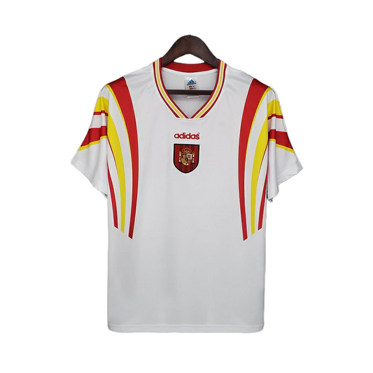 Camisa Seleção da Espanha 1996 - Retrô Adidas - Branca
