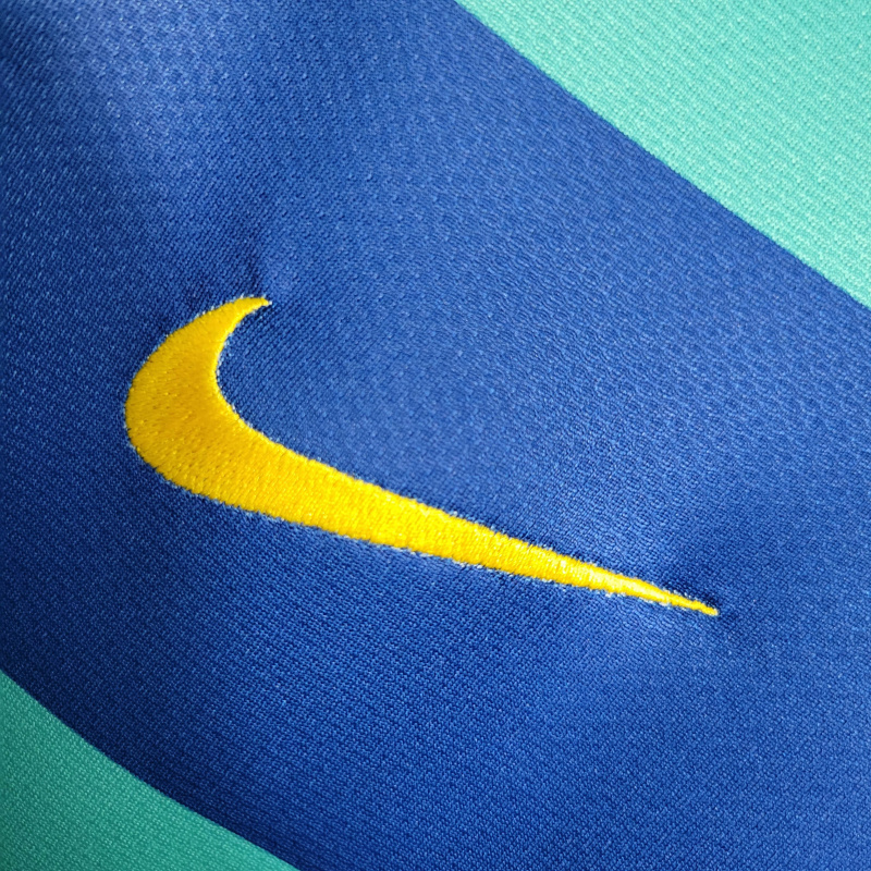 Camisa Barcelona II 2010/2011 - Retrô Nike - Verde
