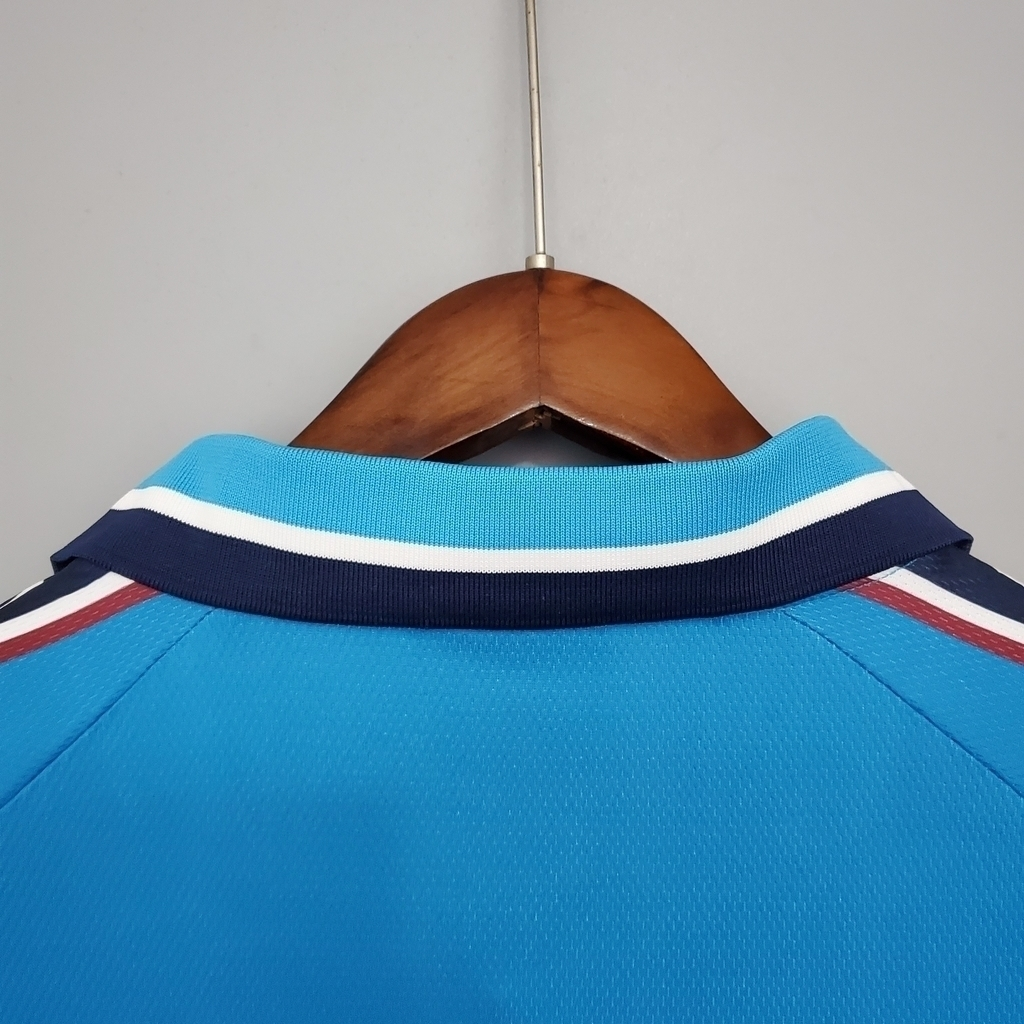 Camisa Manchester City I 1997/1999 - Retrô - Azul