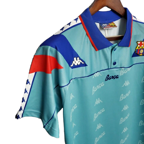 Camisa Barcelona 1992/1995 - Retrô Kappa - Azul