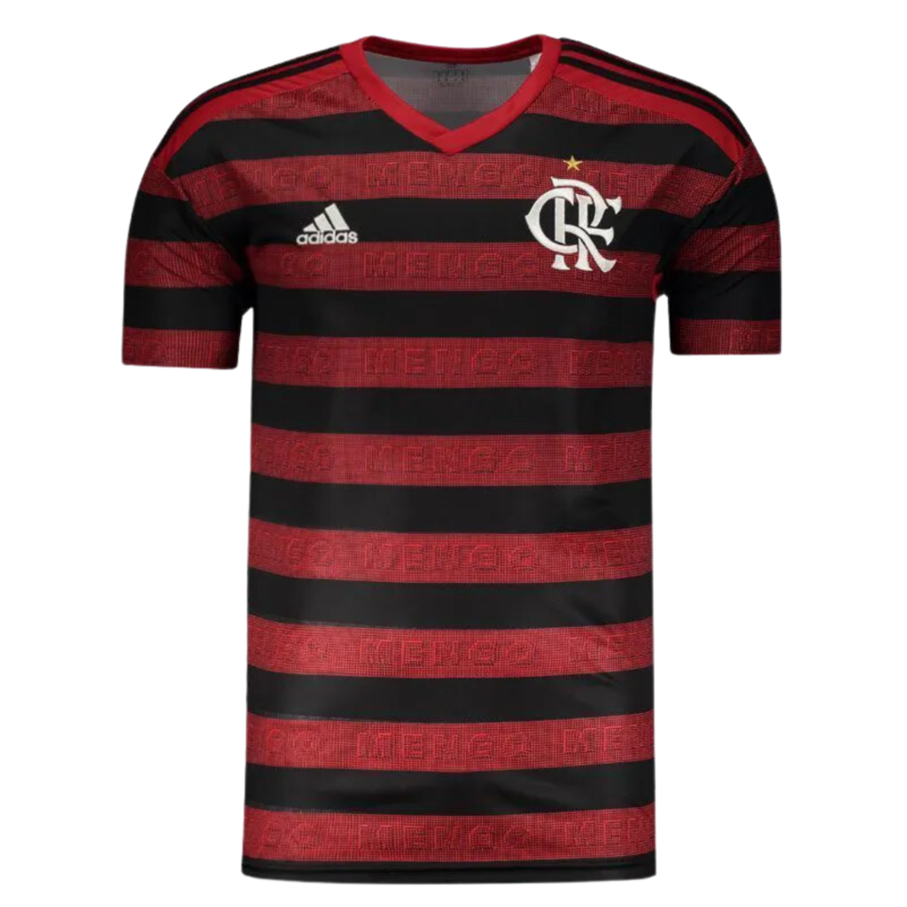 Camisa Flamengo 2019 - Retrô Adidas - Vermelha e Preta