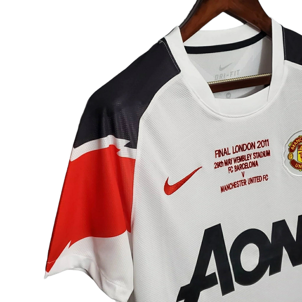 Camisa Manchester United 2010/2011 - Retrô Nike - Branca