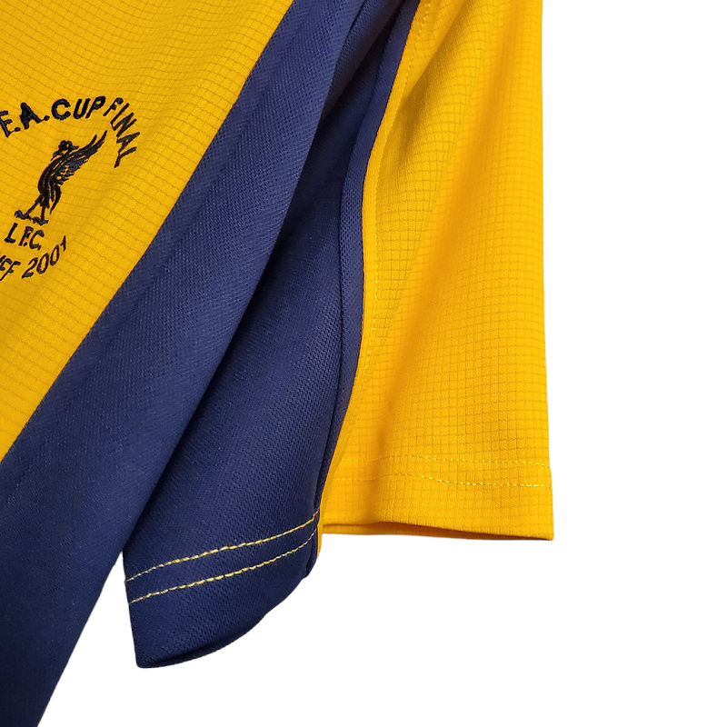 Camisa Liverpool 2000/2001 - Retrô Reebok - Amarela