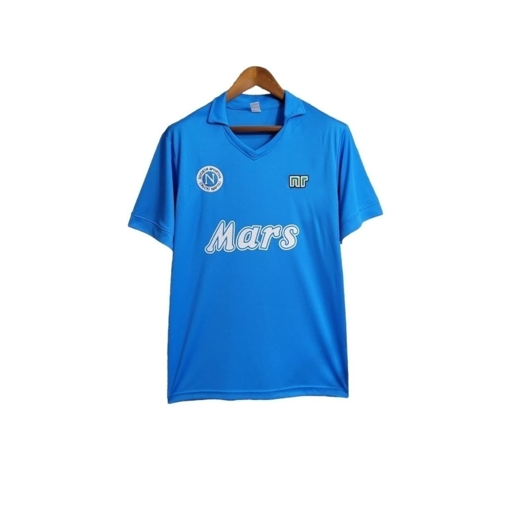 Camisa Napoli I 1988/1989 - Retrô Ennere - Azul