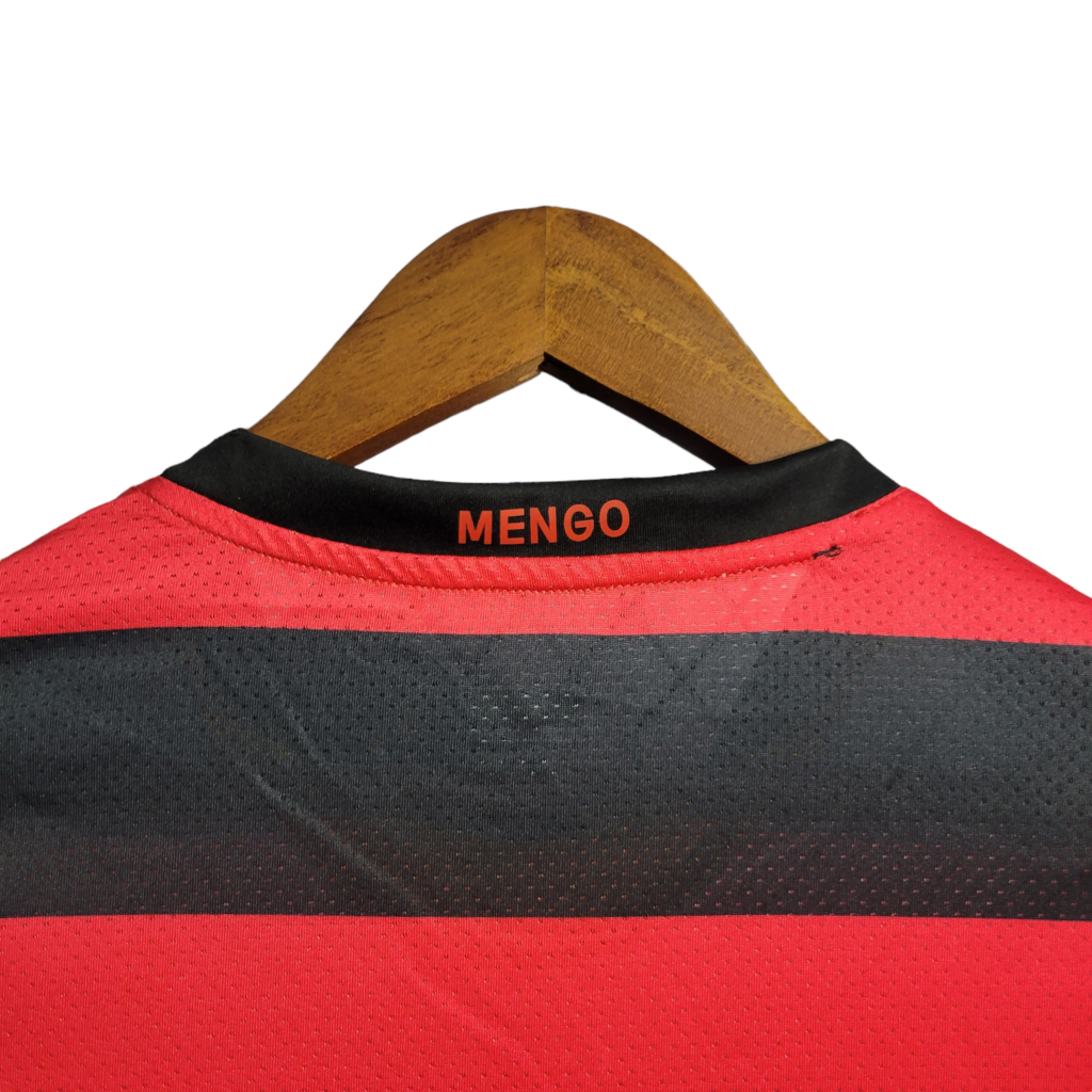 Camisa Flamengo I 2008/2009 - Retrô Nike - Vermelha com detalhes em Preto e amarelo