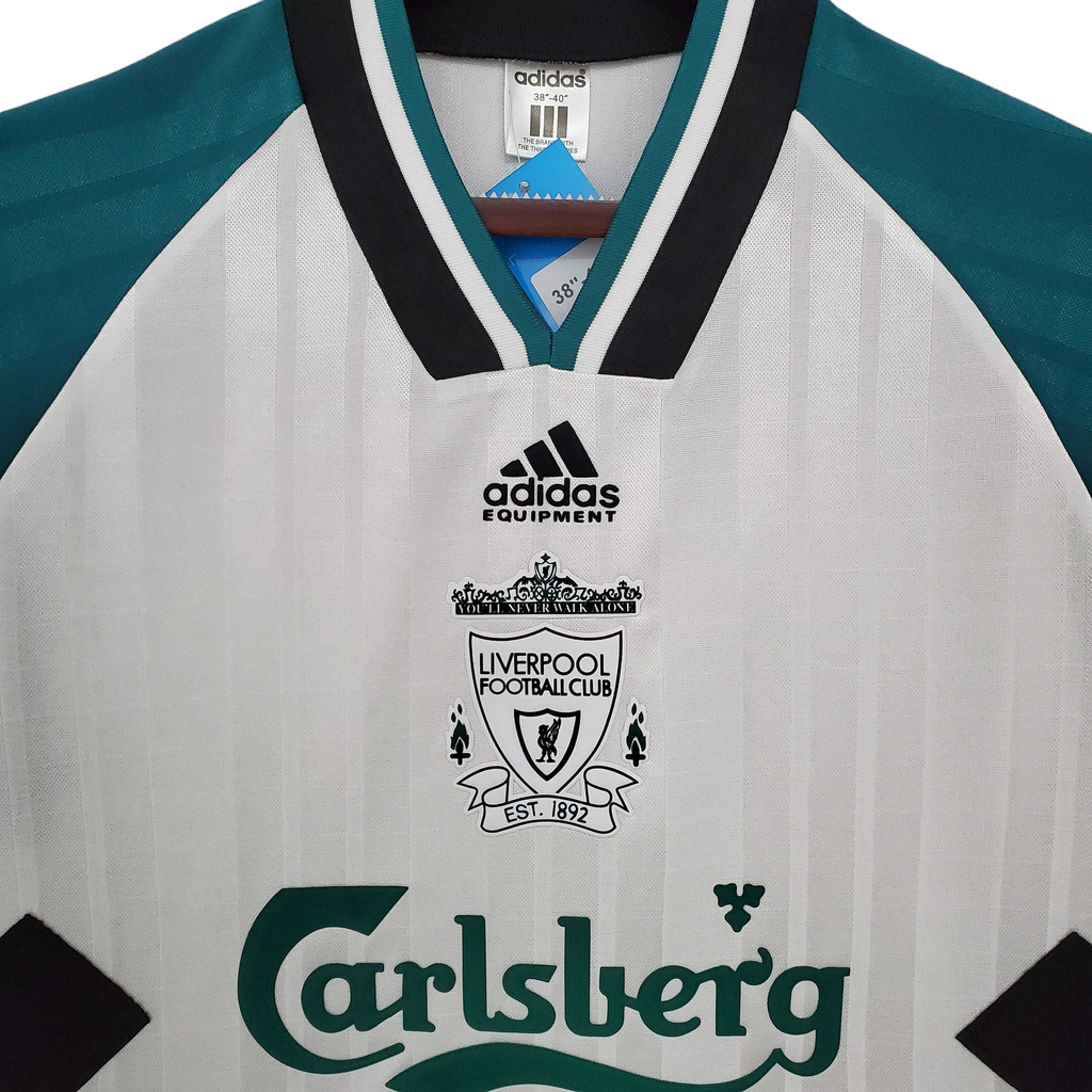 Camisa Liverpool 1993/1995 - Retrô Adidas - Branca