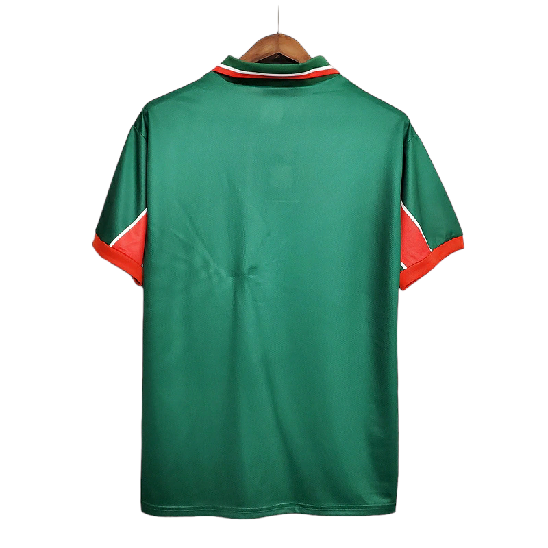 Camisa Seleção de Marrocos 1998 - Retrô Puma - Verde e Vermelha