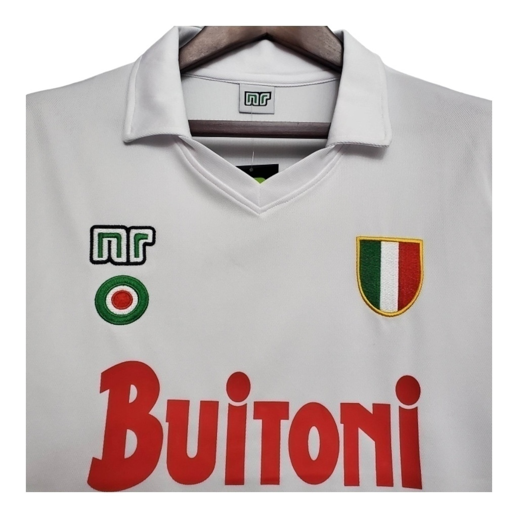 Camisa Napoli II 1987/1988 - Retrô Ennere - Branca
