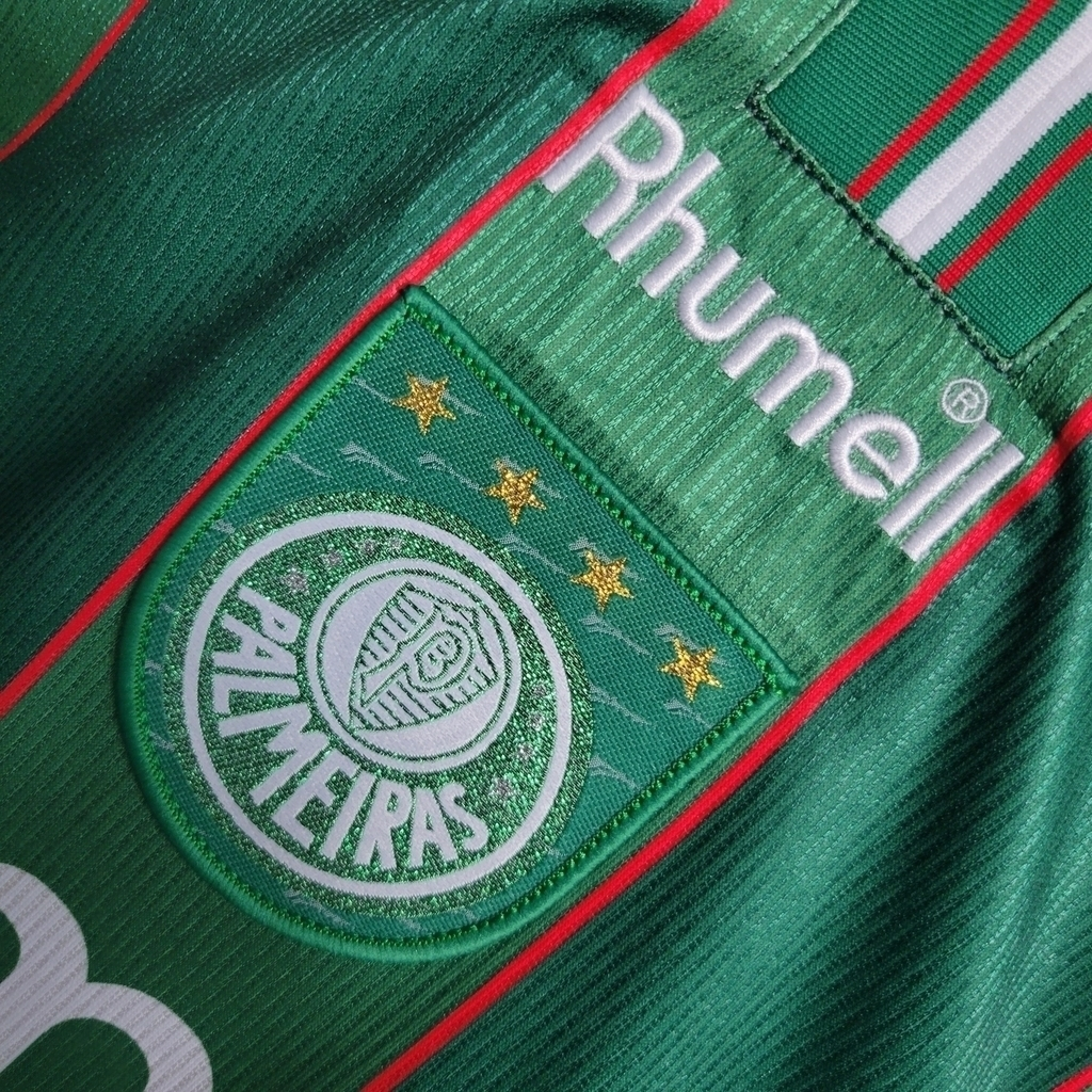 Camisa Palmeiras I 1999 - Retrô Rhumell - Verde
