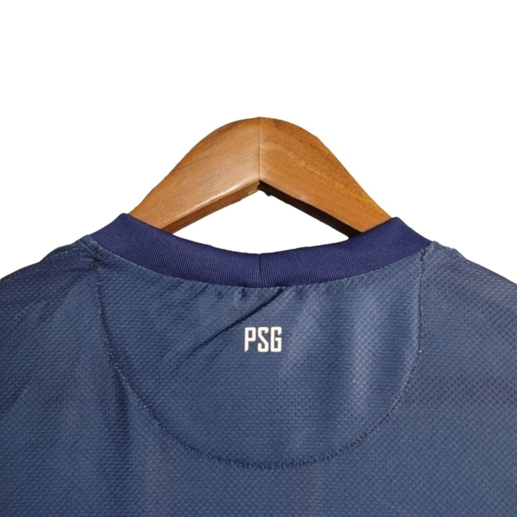 Camisa Paris Saint-Germain I 2012/2013 - Retrô Nike - Azul com detalhes em vermelho e branco