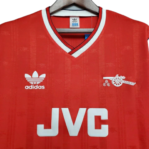 Camisa Arsenal 1988/1989 - Retrô Adidas - Vermelha