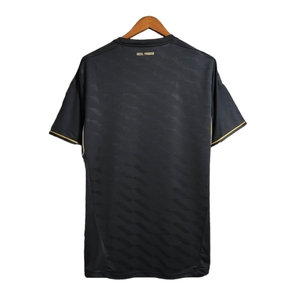 Camisa Real Madrid II 2011/2012 - Retrô Adidas - Preta com detalhes em dourado