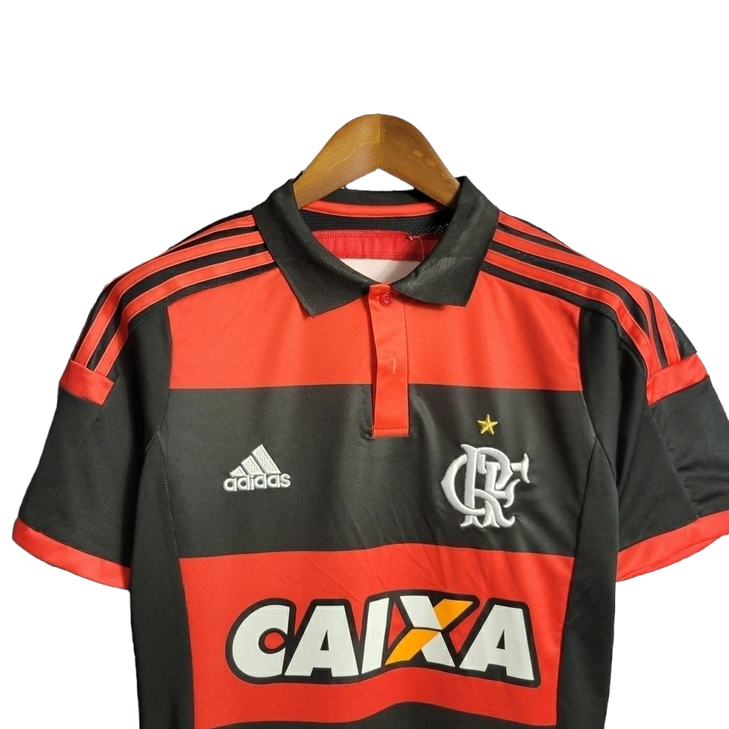 Camisa Flamengo 2017/2018 - Retrô Adidas - Preto e Vermelho