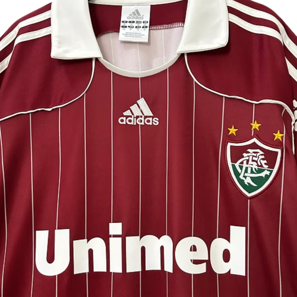 Camisa Fluminense III 2007 - Retrô Adidas - Grená