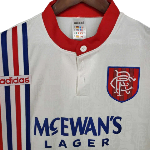 Camisa Rangers 1996/1997 - Retrô Adidas - Branca