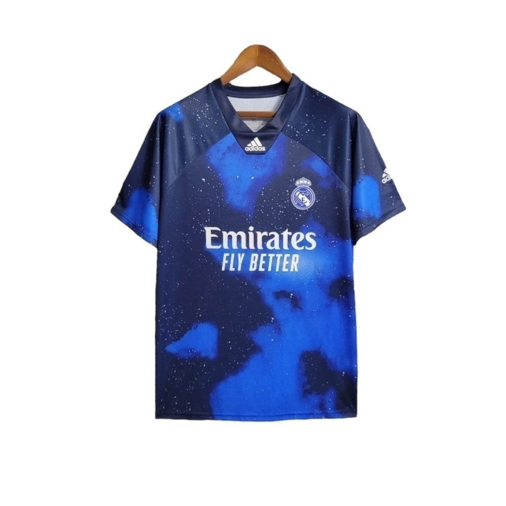 Camisa Real Madrid Edição Especial Galácticos I 2018/2019 - Retrô Adidas - Azul