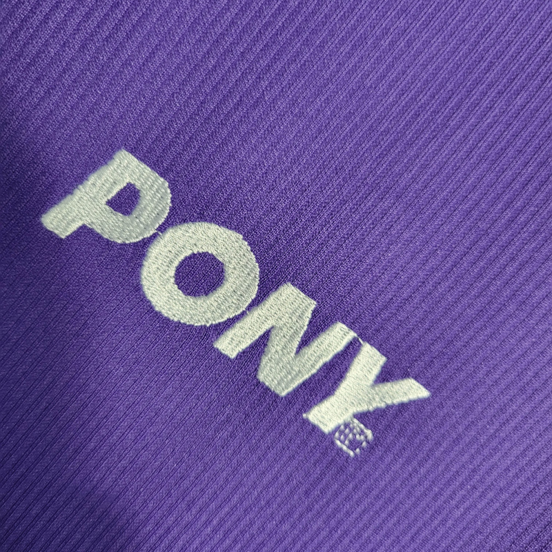 Camisa Tottenham II 1998/1999 - Retrô Pony - Roxa com detalhes em branco