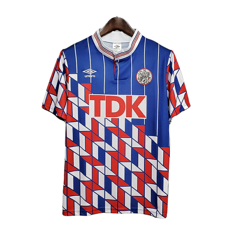 Camisa Ajax I 1990 - Retrô Umbro - Azul