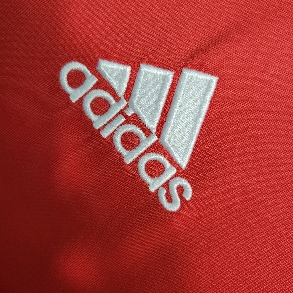Camisa Flamengo I 2017/2018 - Retrô Adidas - Vermelha com detalhes em Preto