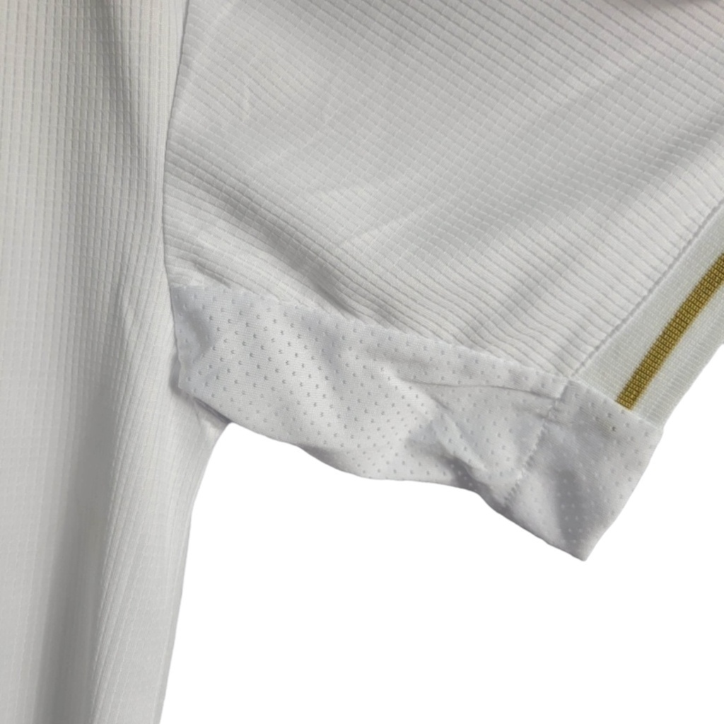 Camisa Real Madrid I 2018/2019 - Retrô Adidas - Branca com detalhes em dourado