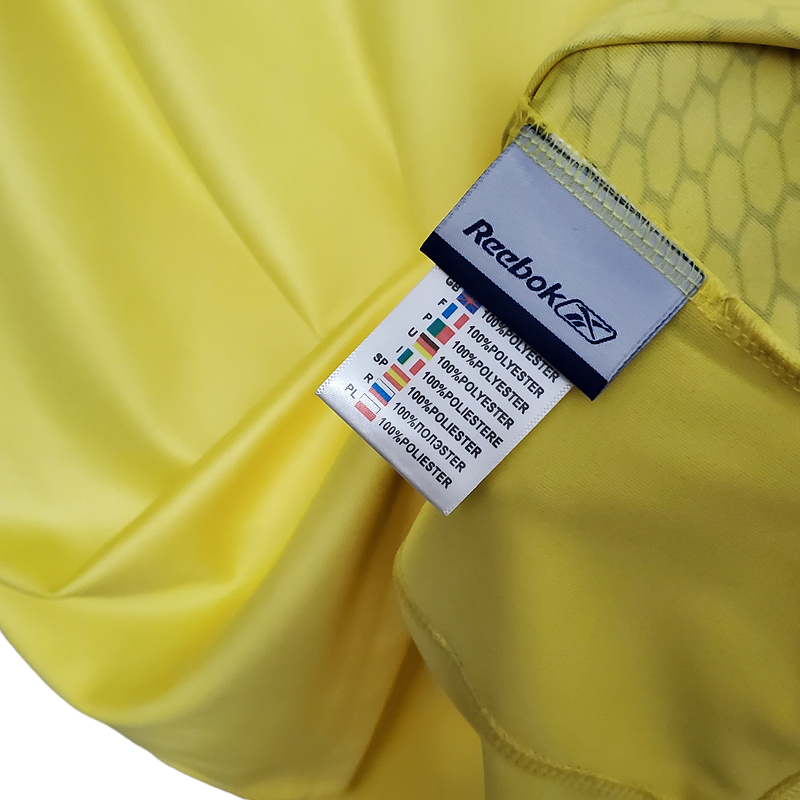 Camisa Liverpool 2004/2005 - Retrô Reebok - Amarela