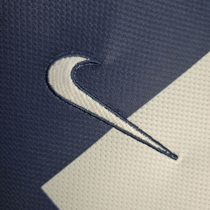 Camisa Paris Saint-Germain I 2013/2014 - Retrô Nike - Azul com detalhes em vermelho e branco