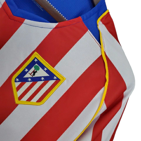 Camisa Atlético Madrid 2004/2005 - Retrô Nike - Vermelha e Branca