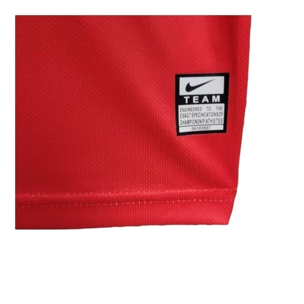 Conjunto Infantil Barcelona I 2008/2009 - Retrô Nike - Azul e vermelho com detalhes em amarelo