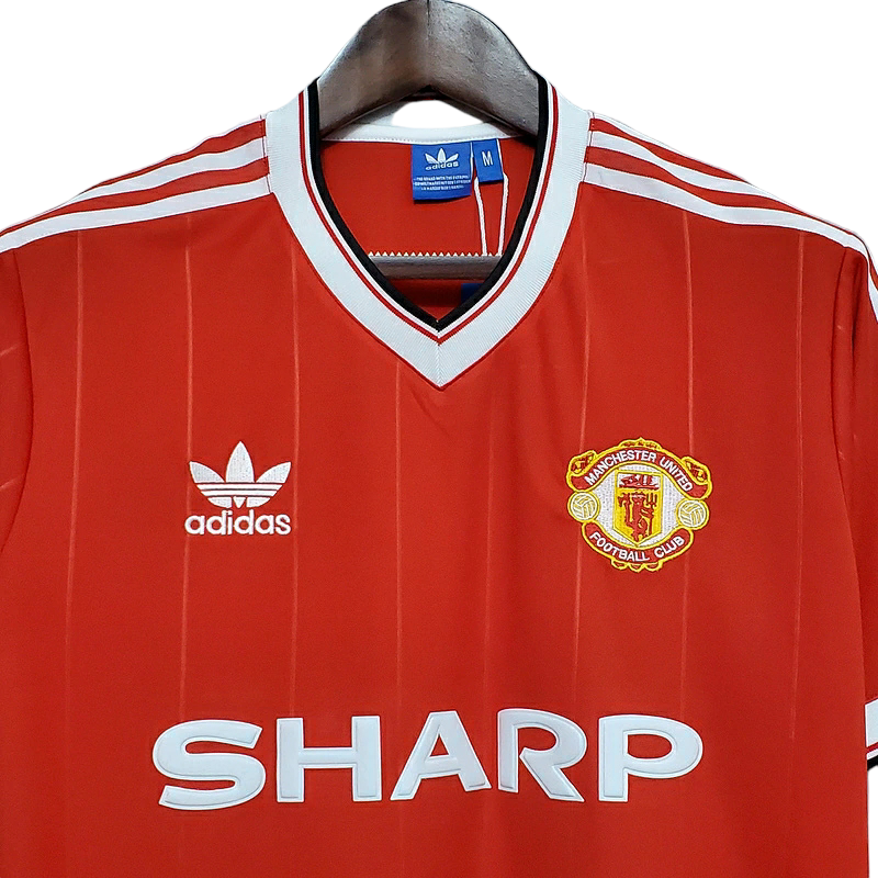 Camisa Manchester United 1983/1984 - Retrô Adidas - Vermelha