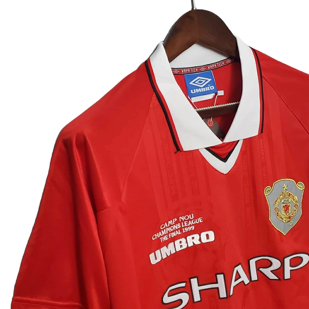Camisa Manchester United 1999/2000 - Retrô Umbro - Vermelha